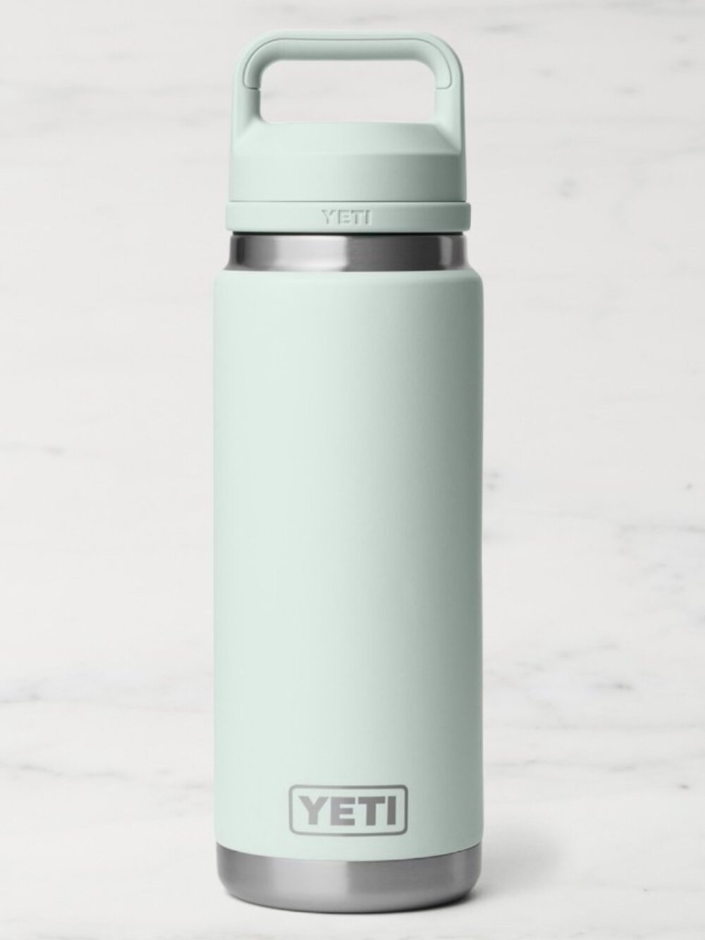 NEW YETI 26oz Rambler Bottle with Chug Cap Light Green Mint Ridgeline